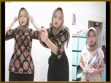 Nisya Cewek Jilbab Viral Gen Z Mode Batik Dan Daster